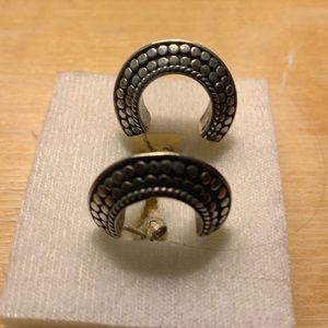 Sterling silver post earrings